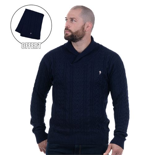 Pull col montant marine - Ruckfield - Modalova