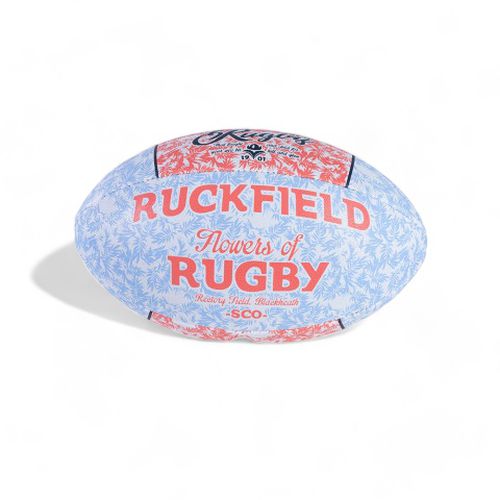Ballon de rugby Flowers of Rugby bleu - Ruckfield - Modalova