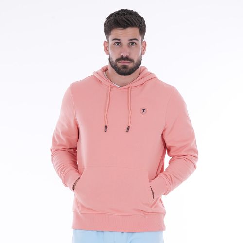 Sweat essentiel à capuche saumon - Ruckfield - Modalova
