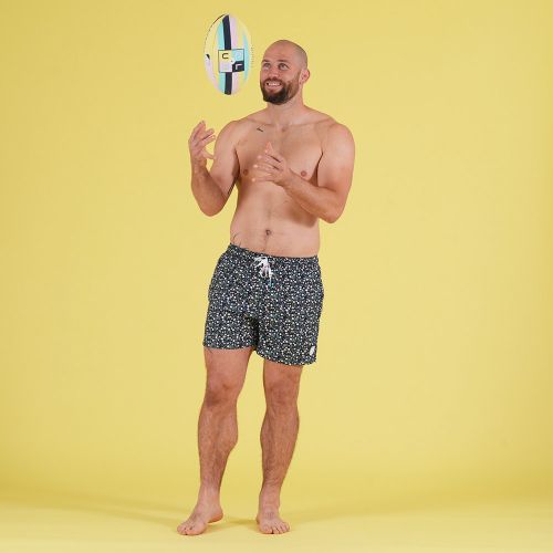 Boardshort fleuri ''''Le Club'''' - Ruckfield - Modalova