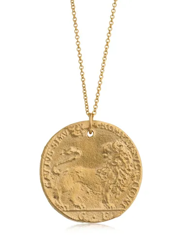 Collier Avec Médaillon Il Leone - ALIGHIERI - Modalova