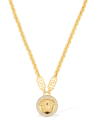 Collier En Cristaux "icon Medusa" - VERSACE - Modalova