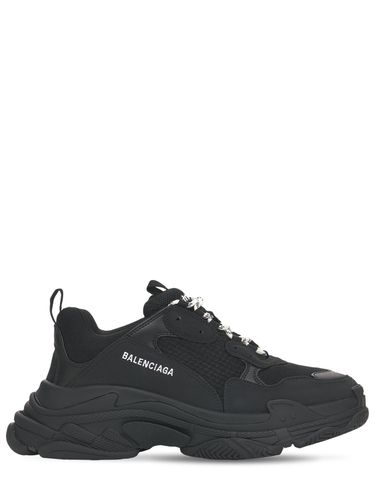 Sneakers En Mesh Et Matière Technique Triple S - BALENCIAGA - Modalova