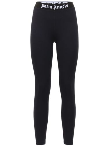 Legging En Jersey À Logo - PALM ANGELS - Modalova