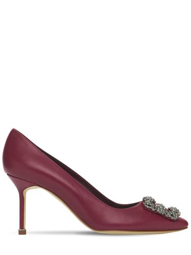 Escarpins En Cuir Hangisi 70 Mm - MANOLO BLAHNIK - Modalova