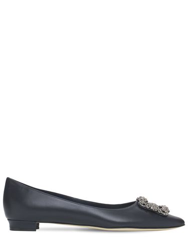 Ballerines En Cuir Hangisi 10 Mm - MANOLO BLAHNIK - Modalova