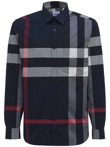 Chemise En Coton Stretch Somerton - BURBERRY - Modalova