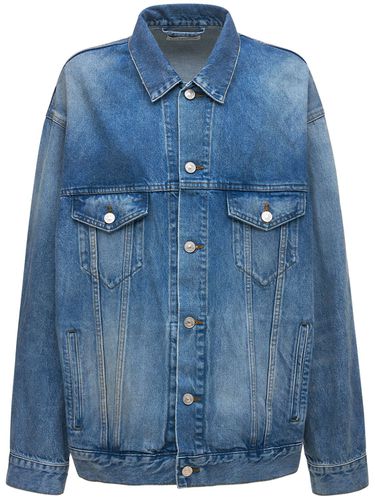 Veste Ample En Denim De Coton Japonais - BALENCIAGA - Modalova