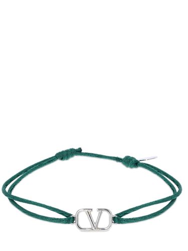 Bracelet Slim Réglable V Logo - VALENTINO GARAVANI - Modalova