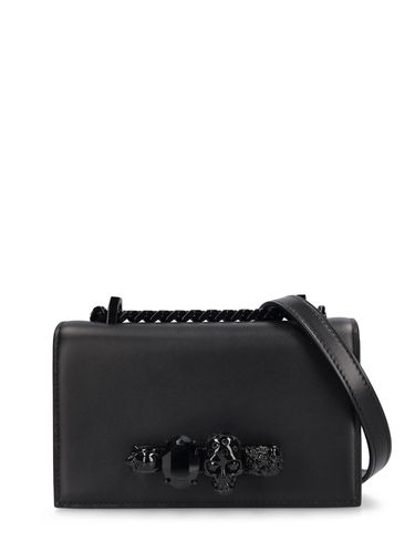 Sac Mini En Cuir Satchel Jewelled - ALEXANDER MCQUEEN - Modalova