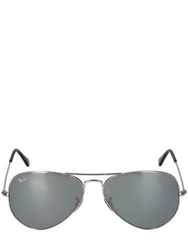 Lunettes De Soleil Aviator En Métal Effet Miroir - RAY-BAN - Modalova