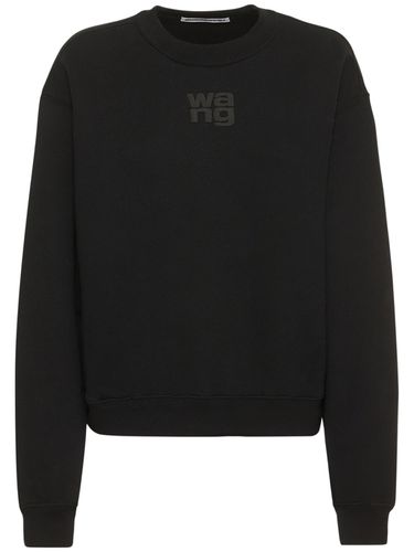 Sweat-shirt En Jersey De Coton À Logo Essential - ALEXANDER WANG - Modalova