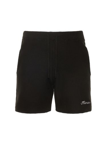 Short En Maille De Coton Mélangé - FLÂNEUR - Modalova