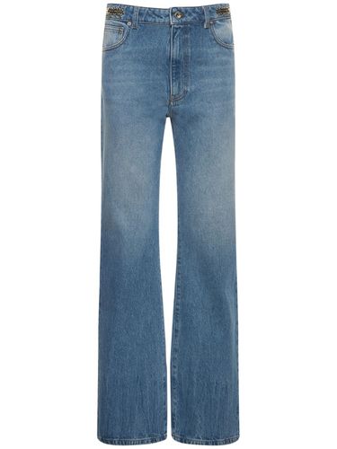 Jean En Denim Embelli Taille Haute - RABANNE - Modalova