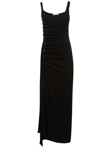 Robe Midi En Jersey De Viscose Avec Clous - RABANNE - Modalova