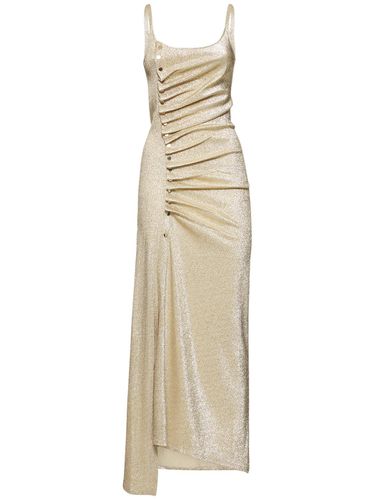 Robe Midi En Jersey De Viscose Et Lurex - RABANNE - Modalova