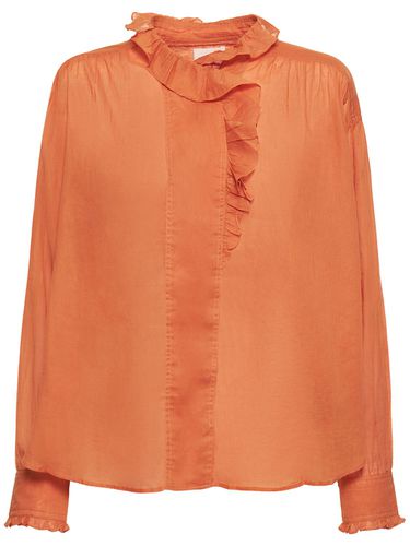 Chemise En Coton À Volants Pamias - MARANT ETOILE - Modalova