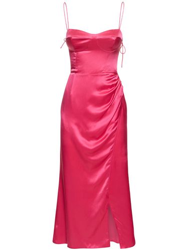 Robe Midi En Satin De Soie Marguerite - REFORMATION - Modalova