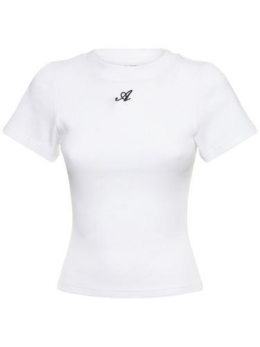 T-shirt En Coton Script A - AXEL ARIGATO - Modalova