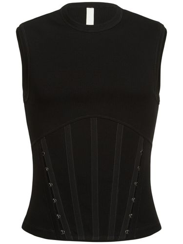 Corset En Coton Biologique Avec Bas Fendu - DION LEE - Modalova