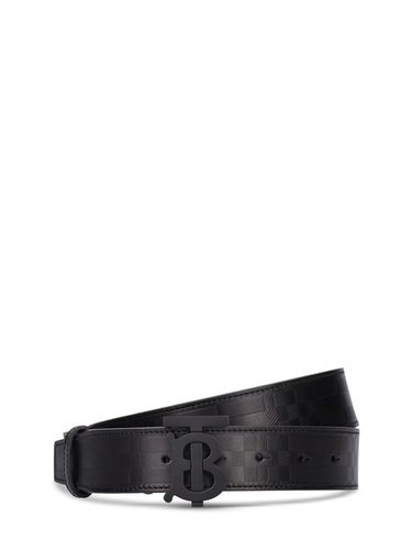 Ceinture Avec Plaque Logo Tb 35 Mm - BURBERRY - Modalova