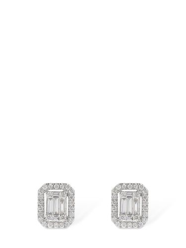 Clous D'oreilles En Diamants Et Or 18 K Magia - SALVINI - Modalova