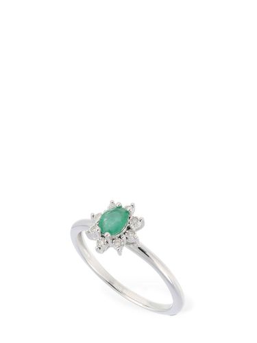 Bague En Émeraude Et Diamants 18 K Rugiada - BLISS - Modalova