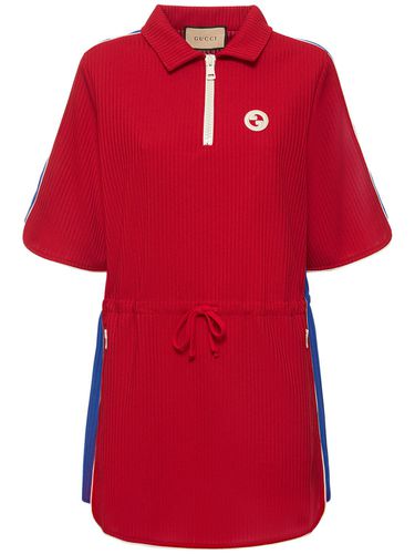 Robe En Polyester Mélangé À Manches Longues - GUCCI - Modalova