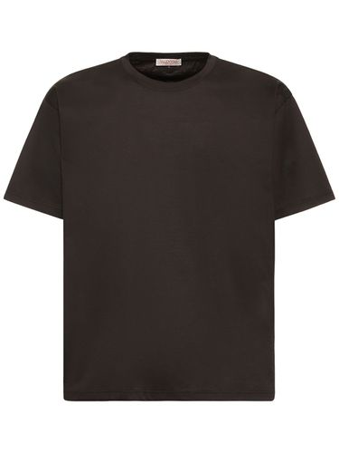 T-shirt En Jersey De Coton - VALENTINO - Modalova