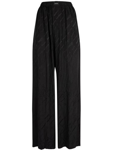 Pantalon En Jacquard Logomania - BALENCIAGA - Modalova