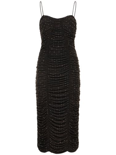 Robe Midi En Mesh Embelli - ROTATE - Modalova