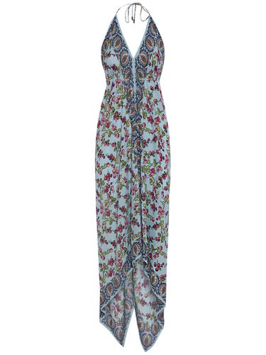 Robe Longue En Viscose Imprimée - ETRO - Modalova