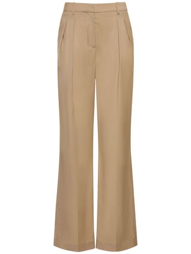 Pantalon Évasé En Laine Sbriru - LOULOU STUDIO - Modalova