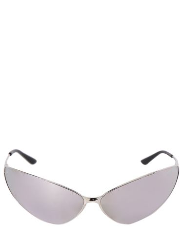 Lunettes De Soleil En Métal 0315s Razor - BALENCIAGA - Modalova