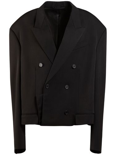 Blazer Cintré En Laine - BALENCIAGA - Modalova