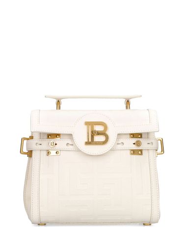 Sac En Cuir Grainé À Monogramme Bbuzz 23 - BALMAIN - Modalova