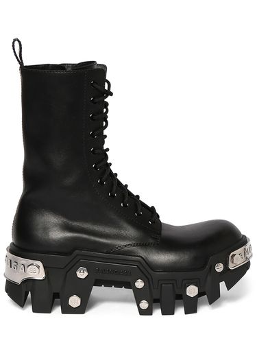 Bottes En Cuir Bulldozer 80 Mm - BALENCIAGA - Modalova