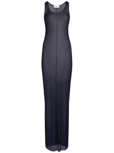 Robe Débardeur Longue En Jersey De Viscose - AMI PARIS - Modalova