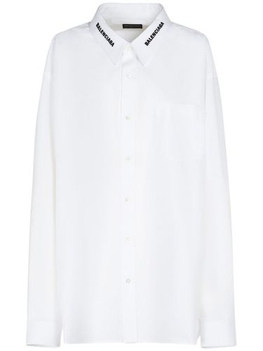 Chemise En Popeline De Coton - BALENCIAGA - Modalova