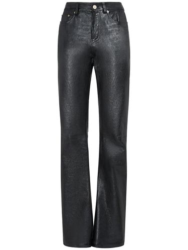 Pantalon Bootcut En Cuir Semi-brillant - BALENCIAGA - Modalova