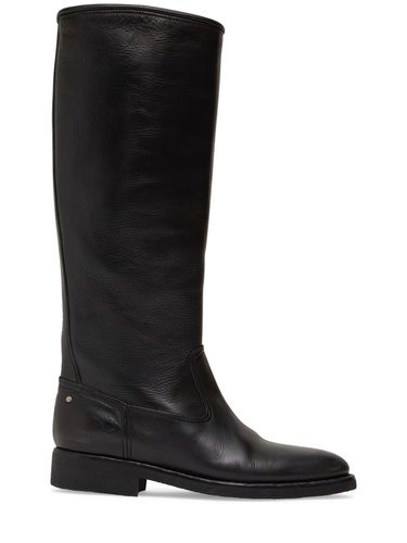 Bottes Hautes En Cuir Biker 25 Mm - GOLDEN GOOSE - Modalova