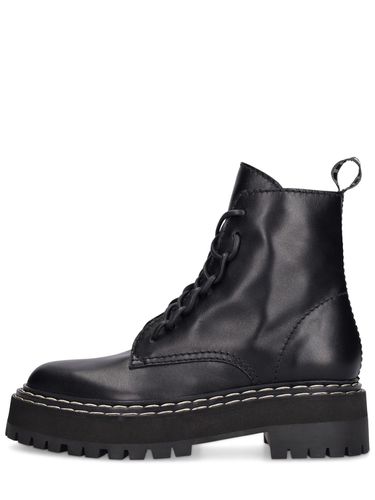 Bottines Combat En Cuir Lug Sole 30 Mm - PROENZA SCHOULER - Modalova