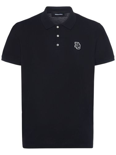 Polo Tennis Fit En Coton À Logo D2 - DSQUARED2 - Modalova