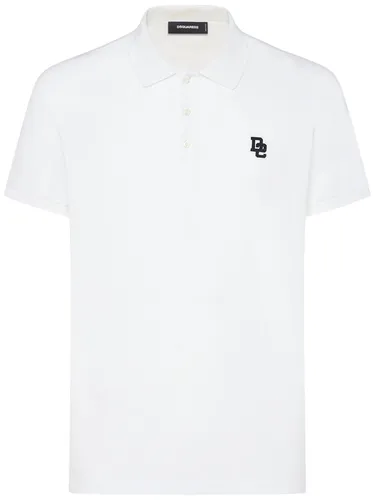 Polo Tennis Fit En Coton À Logo D2 - DSQUARED2 - Modalova