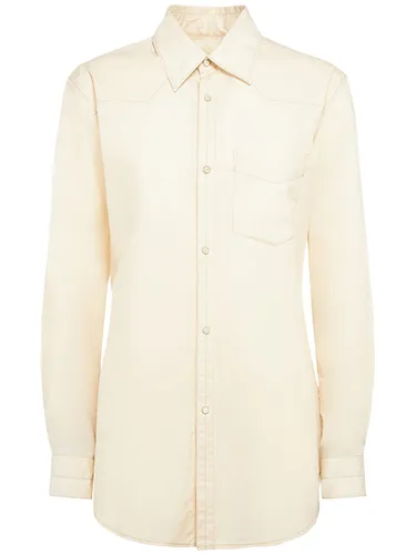 Chemise Cintrée En Coton Western - LEMAIRE - Modalova