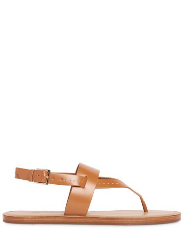 Sandales Tongs En Cuir 10 Mm - MAX MARA - Modalova