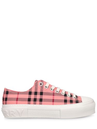 Sneakers En Toile De Coton Jack 20 Mm - BURBERRY - Modalova