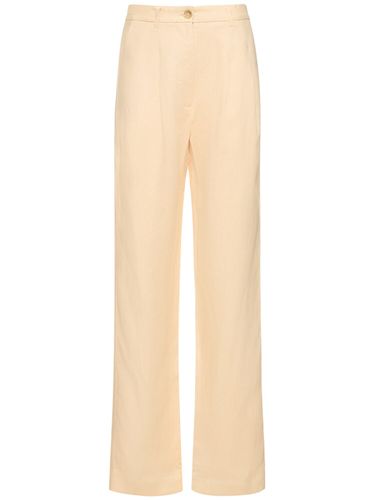 Pantalon Droit En Lin Jay - ANINE BING - Modalova