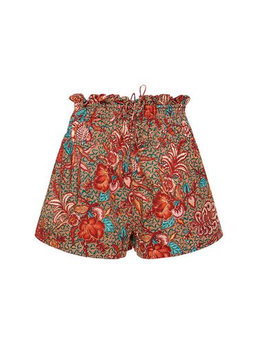 Short En Coton Imprimé Rylan - ULLA JOHNSON - Modalova