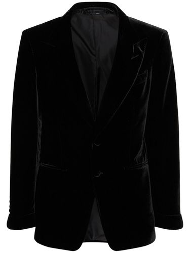 Blazer En Velours De Viscose Fluide Shelton - TOM FORD - Modalova